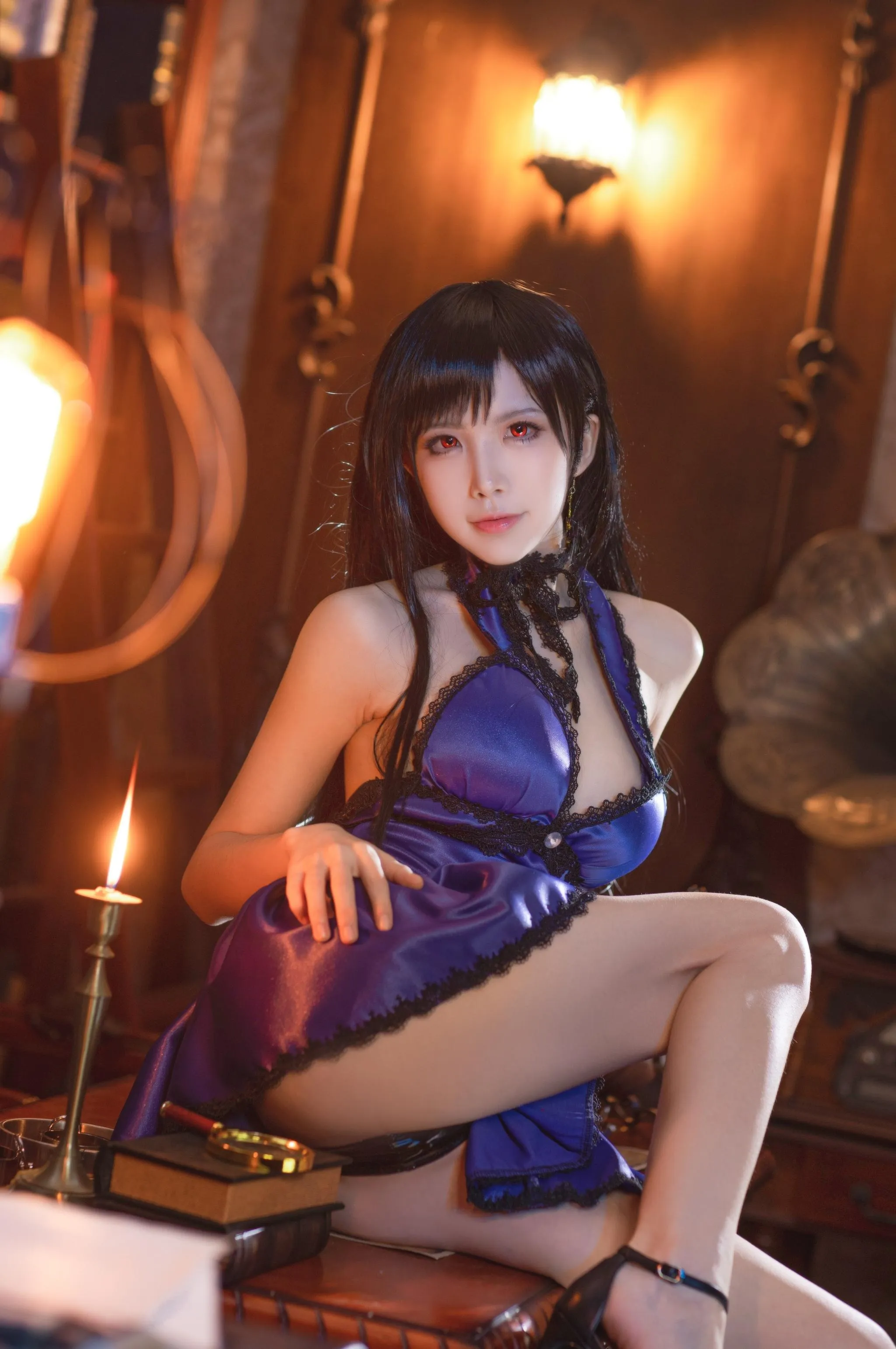 水淼Aqua – NO.43 蒂法旗袍和礼服 [40P]插图8